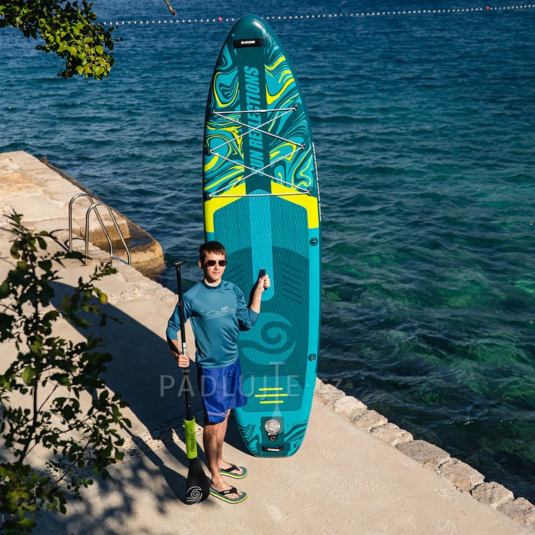 Paddleboard SUN REFLECTIONS M 10'8'' MINICOMBO Emerald - nafukovací