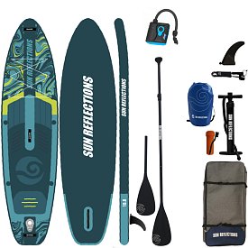 Paddleboard SUN REFLECTIONS M 10'8'' MINICOMBO Emerald - nafukovací