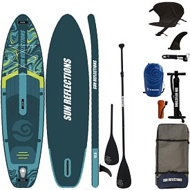 Paddleboard SUN REFLECTIONS M 10'8'' MINICOMBO Emerald - nafukovací