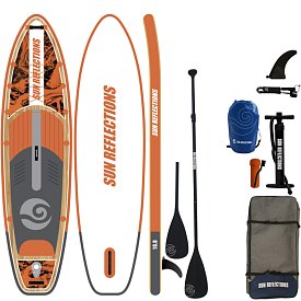 Paddleboard SUN REFLECTIONS M 10'8'' MINICOMBO Orange - nafukovací