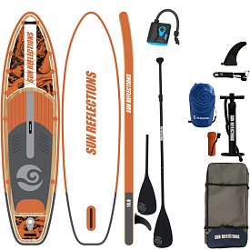 Paddleboard SUN REFLECTIONS M 10'8'' MINICOMBO Orange - nafukovací