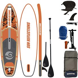 Paddleboard SUN REFLECTIONS M 10'8'' MINICOMBO Orange - nafukovací