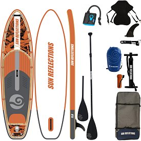 Paddleboard SUN REFLECTIONS XXL 11'6'' COMBO Orange - nafukovací