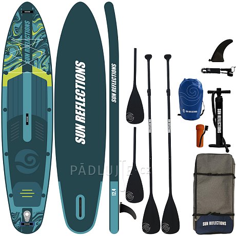 Paddleboard SUN REFLECTIONS MULTI 12'4'' MINICOMBO Emerald - nafukovací