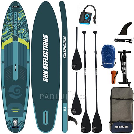 Paddleboard SUN REFLECTIONS MULTI 12'4'' MINICOMBO Emerald - nafukovací