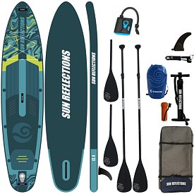 Paddleboard SUN REFLECTIONS MULTI 12'4'' MINICOMBO Emerald - nafukovací