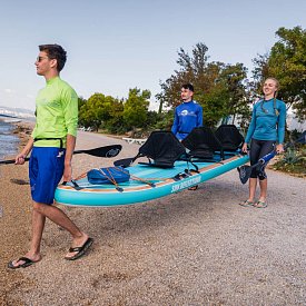 Paddleboard SUN REFLECTIONS FAMILY 13'6'' MINICOMBO Ocean mirage - nafukovací