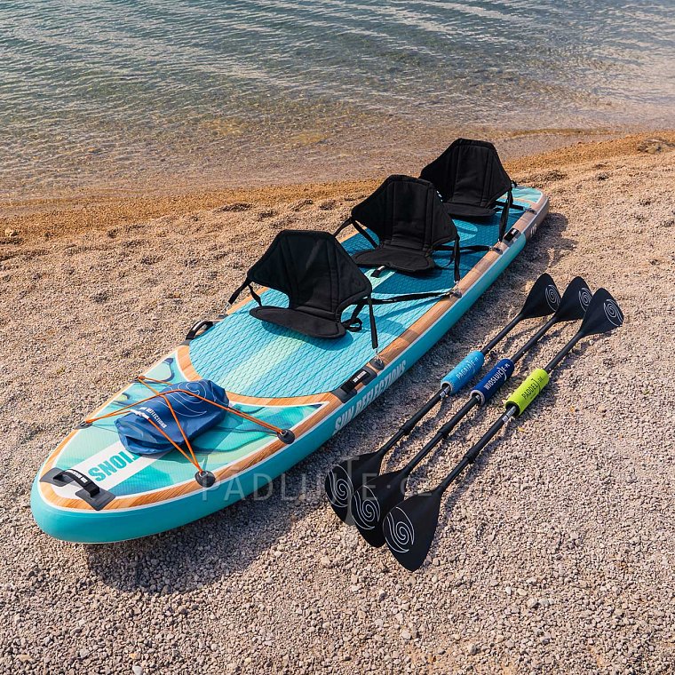Paddleboard SUN REFLECTIONS MULTI 13'6'' MINICOMBO Ocean mirage - nafukovací