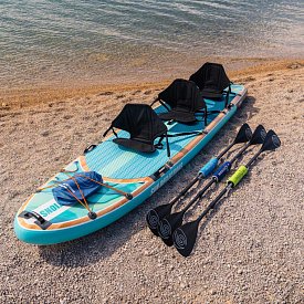 Paddleboard SUN REFLECTIONS FAMILY 13'6'' MINICOMBO Ocean mirage - nafukovací