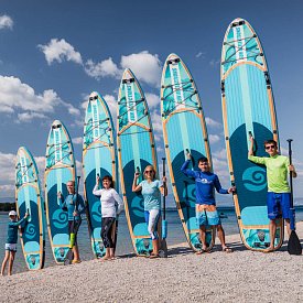 Paddleboard SUN REFLECTIONS FAMILY 13'6'' MINICOMBO Ocean mirage - nafukovací