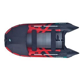 Člun GLADIATOR ACTIVE C330AL red black - nafukovací člun s hliníkovou podlahou