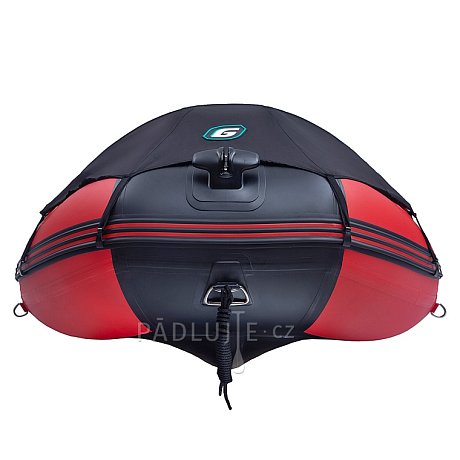 Člun GLADIATOR ACTIVE C330AL red black - nafukovací člun s hliníkovou podlahou