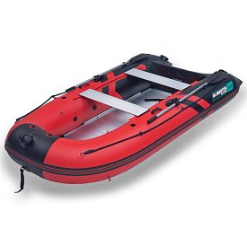 Člun GLADIATOR ACTIVE C330AL red black - nafukovací člun s hliníkovou podlahou