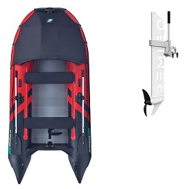 Člun GLADIATOR ACTIVE C330AL red black - nafukovací člun s hliníkovou podlahou