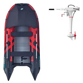 Člun GLADIATOR ACTIVE C330AL red black - nafukovací člun s hliníkovou podlahou