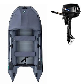 Člun GLADIATOR ACTIVE C330AL dark grey- nafukovací člun s hliníkovou podlahou