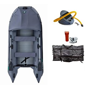 Člun GLADIATOR ACTIVE C330AL dark grey- nafukovací člun s hliníkovou podlahou