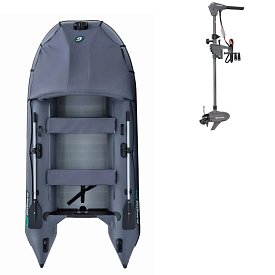 Člun GLADIATOR ACTIVE C330AL dark grey- nafukovací člun s hliníkovou podlahou
