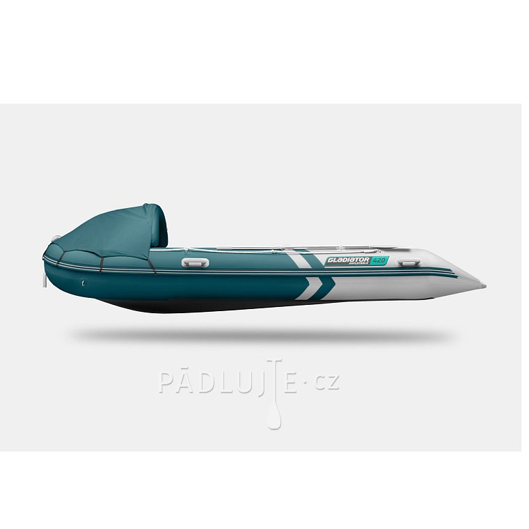 Člun GLADIATOR ACTIVE C420AL sea green - nafukovací člun s hliníkovou podlahou