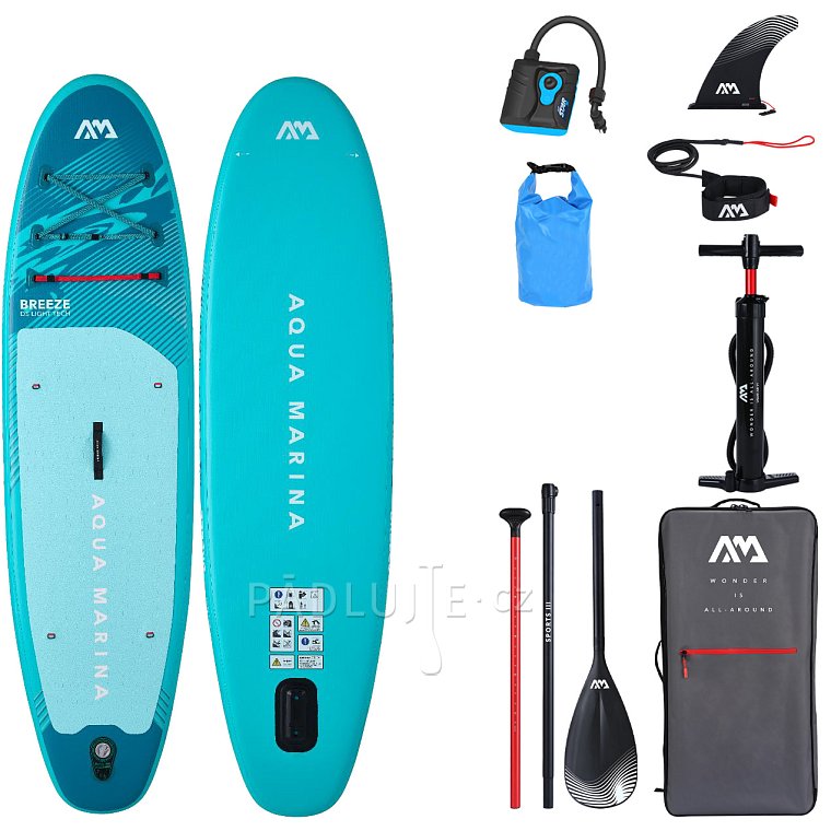 Paddleboard AQUA MARINA BREEZE 9'10 Silver tree