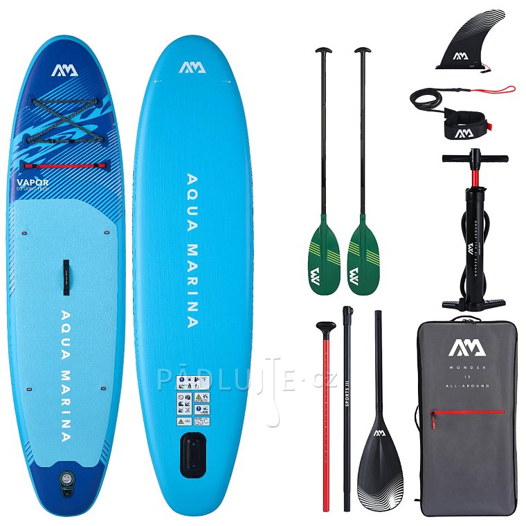 Paddleboard AQUA MARINA VAPOR 10'4 aqua splash 2026 - nafukovací
