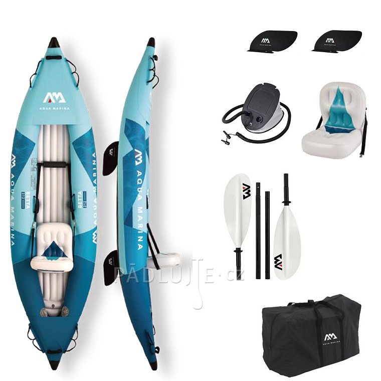 Kajak AQUA MARINA BETTA 312 Blue - jednomístný nafukovací