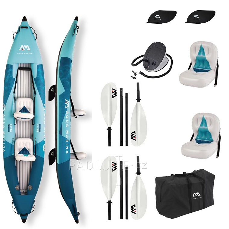 Kajak AQUA MARINA BETTA 412 Blue - dvoumístný nafukovací