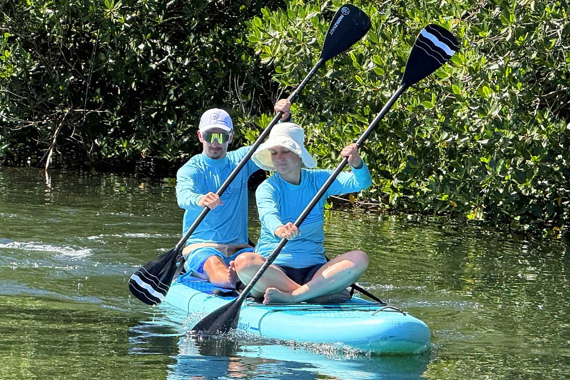Pádlo PADDLENAUT Combo Basic 4-dílné nastavitelné pro paddleboard i kajak