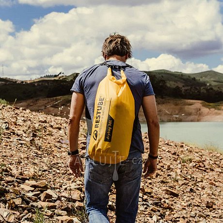 Vodotěsný vak RESTUBE 40l žlutý pro paddleboard