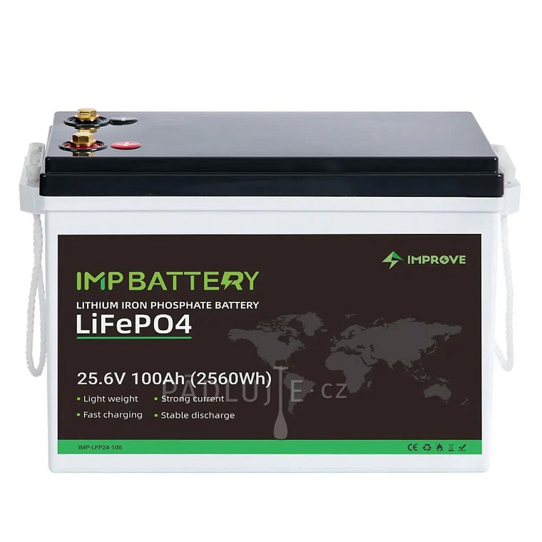 Baterie IMPROVE 100Ah 25.6V LiFePO4 Bluetoth