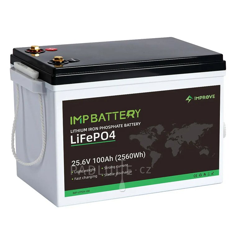 Baterie IMPROVE 100Ah 25.6V LiFePO4 Bluetoth