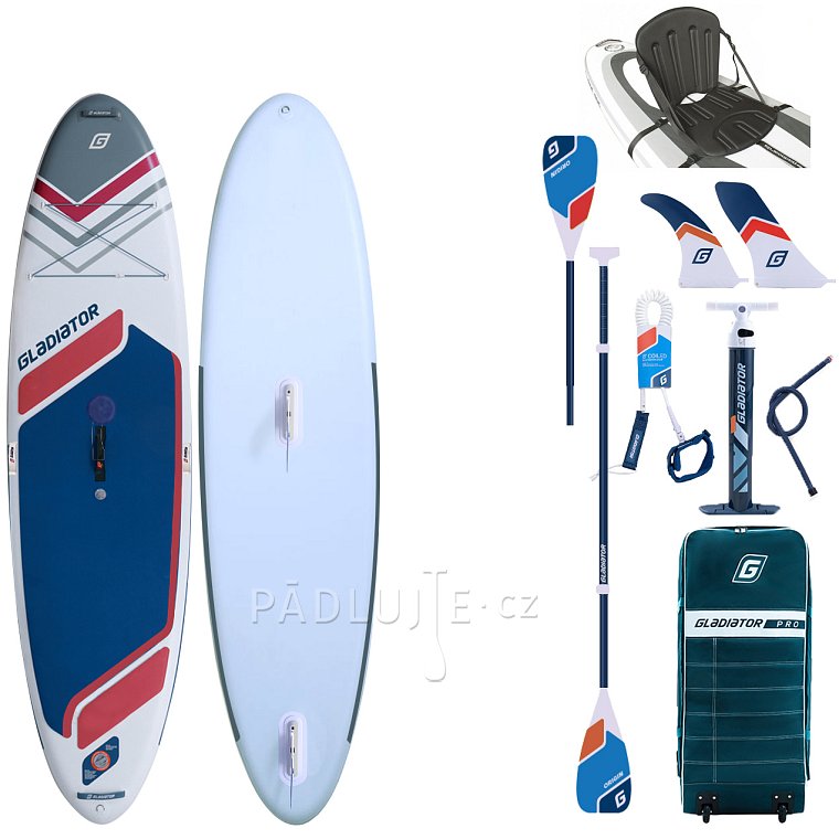 Paddleboard GLADIATOR WindSUP 10'7 2026 - nafukovací paddleboard, windsurfing a kajak