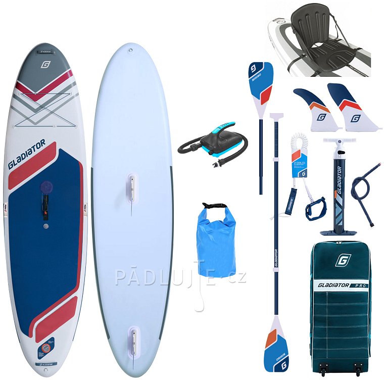 Paddleboard GLADIATOR WindSUP 10'7 2026 - nafukovací paddleboard, windsurfing a kajak