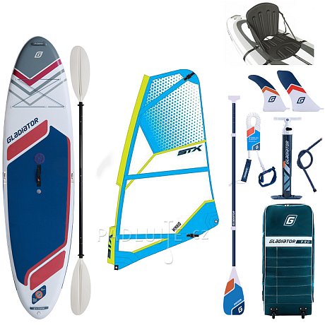 Paddleboard GLADIATOR WindSUP 10'7  2026 komplet s plachtou - nafukovací paddleboard, windsurfing i kajak