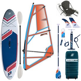 Paddleboard GLADIATOR WindSUP 10'7  2026 komplet s plachtou - nafukovací paddleboard, windsurfing i kajak