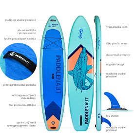 Paddleboard PADDLENAUT SHARKO 11'6'' COMBO 2026 - nafukovací