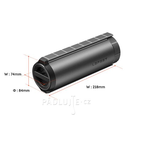 Náhradní baterie LEFEET 160 Wh battery black