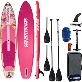 Paddleboard SUN REFLECTIONS MULTI 12'4'' MINICOMBO Soft Blush - nafukovací