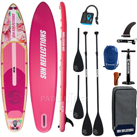 Paddleboard SUN REFLECTIONS MULTI 12'4'' MINICOMBO Soft Blush - nafukovací