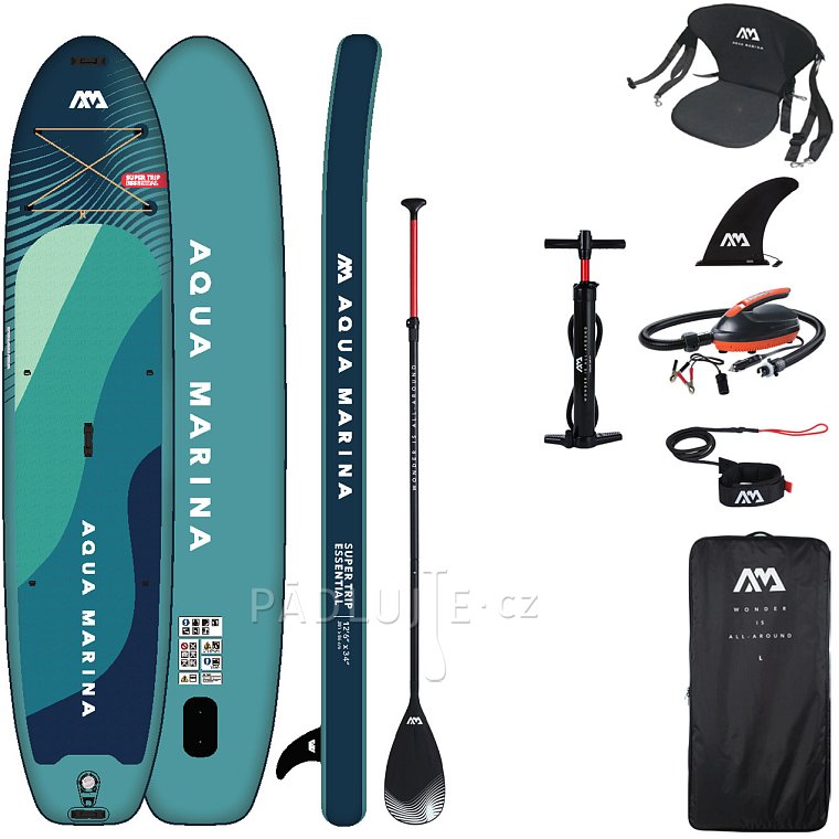 Paddleboard AQUA MARINA SuperTrip 12'6 Essential 2026 - nafukovací