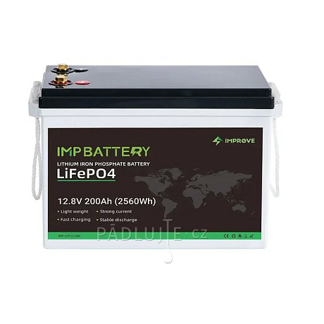 Baterie IMPROVE 200Ah 12.8V  LiFePO4 Bluetooth