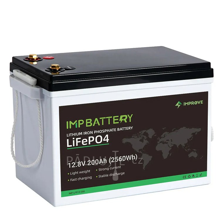 Baterie IMPROVE 200Ah 12.8V  LiFePO4 Bluetooth
