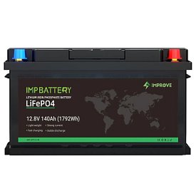 Baterie IMPROVE 140Ah 12.8V  LiFePO4 Bluetooth
