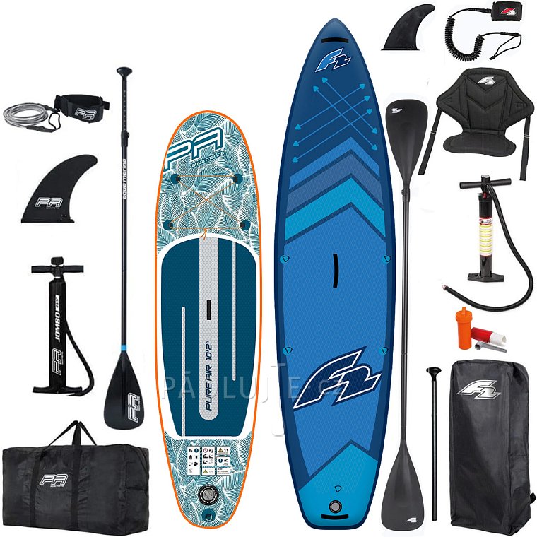 Paddleboard F2 AXXIS 12'2'' navy blue, AQUA MARINA PURE AIR Tropic 10'2'' - Rodinná sada nafukovacích paddleboardů