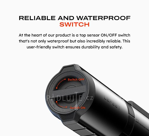 Motor LEFEET P1 black 100Wh