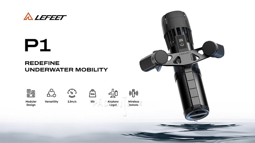 Motor LEFEET P1 black 100Wh