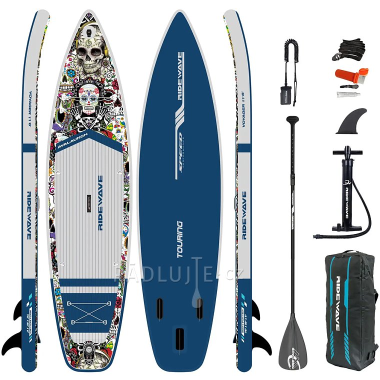 Paddleboard RIDEWAVE New Voyager 11'6'' Touring - nafukovací