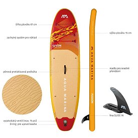 Paddleboard AQUA MARINA FUSION 10'10 Before Sunset 2026 s elektrickou pumpou