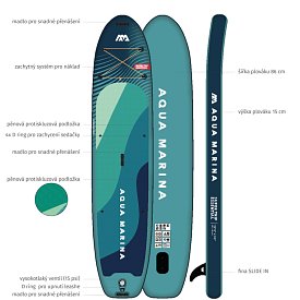 Paddleboard AQUA MARINA SuperTrip 12'6 Essential 2026 - nafukovací - POUŽITÉ ZBOŽÍ