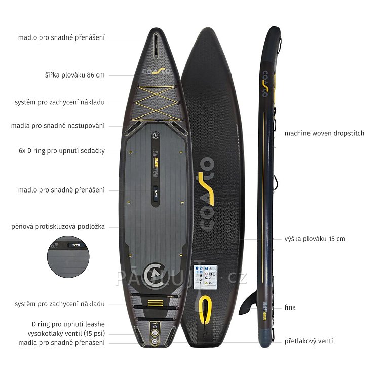 Paddleboard COASTO Regent Signature 11'8 - nafukovací